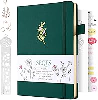 Vista 60 de A5 Bullet Dotted Journal Notebook 160gsm Thick Bleedproof Paper, Lay Flat Binding, 160 Numbered Pages Hard Cover Dot Grid Notebook/Bullet