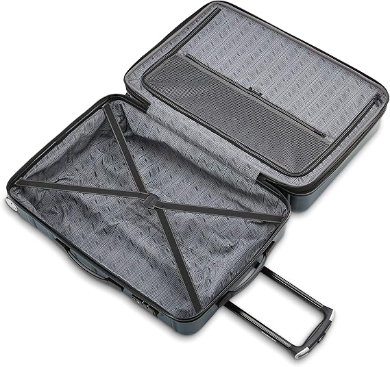 Samsonite Omni 2 Hardside 2 Piece Set - Includes Carry-On & Medium Checked Suitcases - 360 Dual Spinner Wheels - Integrated TSA Lock & Expansion -Nova Teal