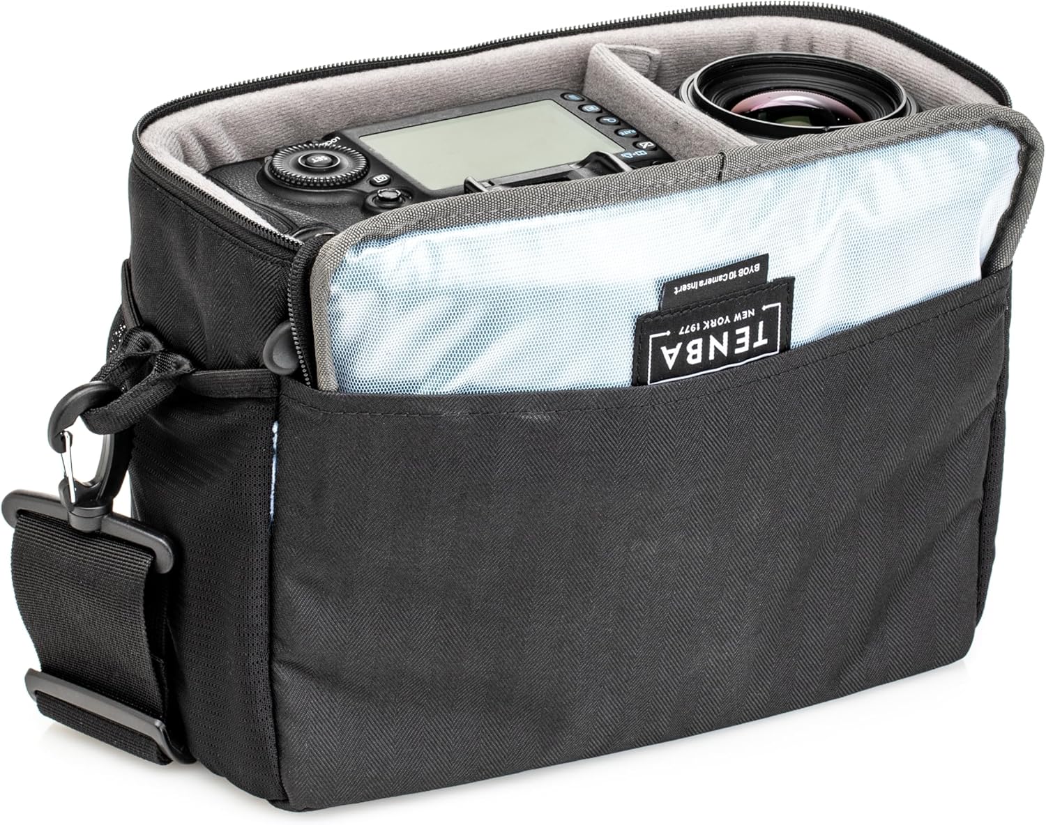 Tenba BYOB 10 Camera Insert - Turns any bag into a camera bag for DSLR and Mirrorless cameras and lenses – Black (636-630)