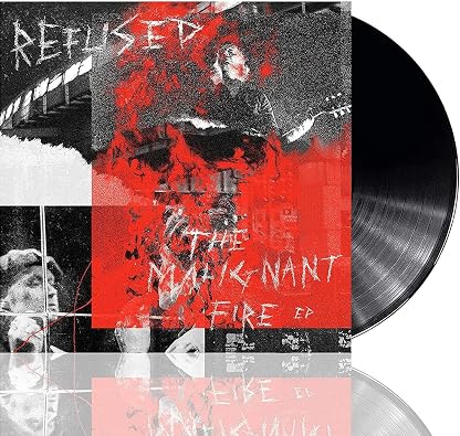 The Malignant Fire - EP [LP] por Refused, capa do álbum