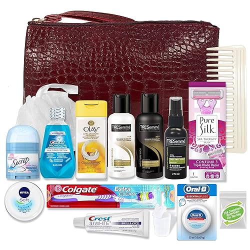 Vista 5 de Convenience Kits International - Kit de viaje para mujer, artículos de tamaño compatible con la TSA, 10 piezas, características: productos Pantene