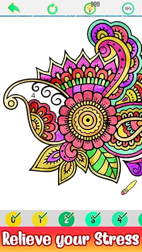 Oil Paint Book - Color by Number Pages - Thumbnail 5