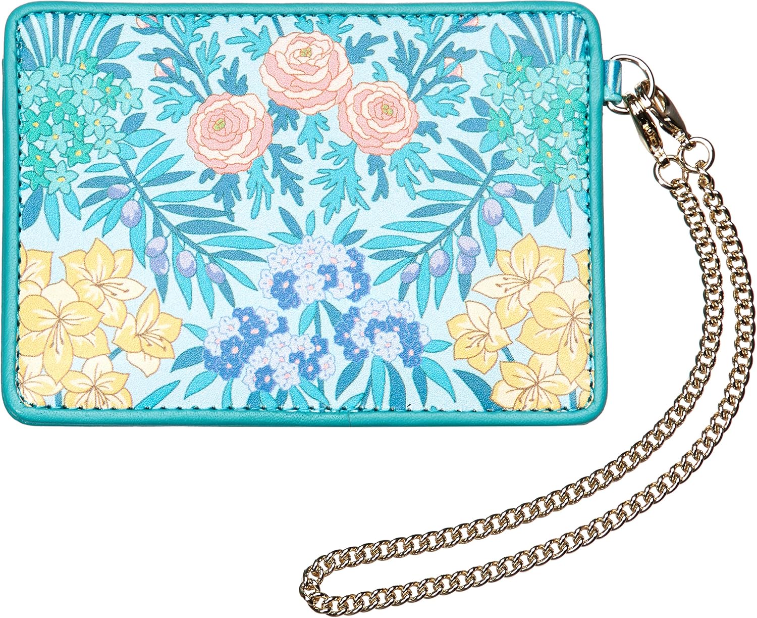 NATURAL BEAUTY(ナチュラルビューティー) Women's Pass Case, Commuter Purse, Bule
