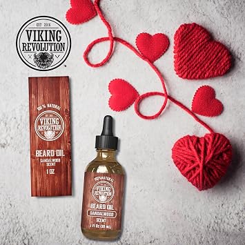 Viking Revolution Beard Oil - Sandalwood - 1 fl oz