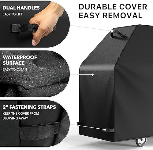 Miniatura 5 de Simple Houseware Cubierta impermeable para parrilla de gas resistente de 64 pulgadas, poliéster resistente a la intemperie