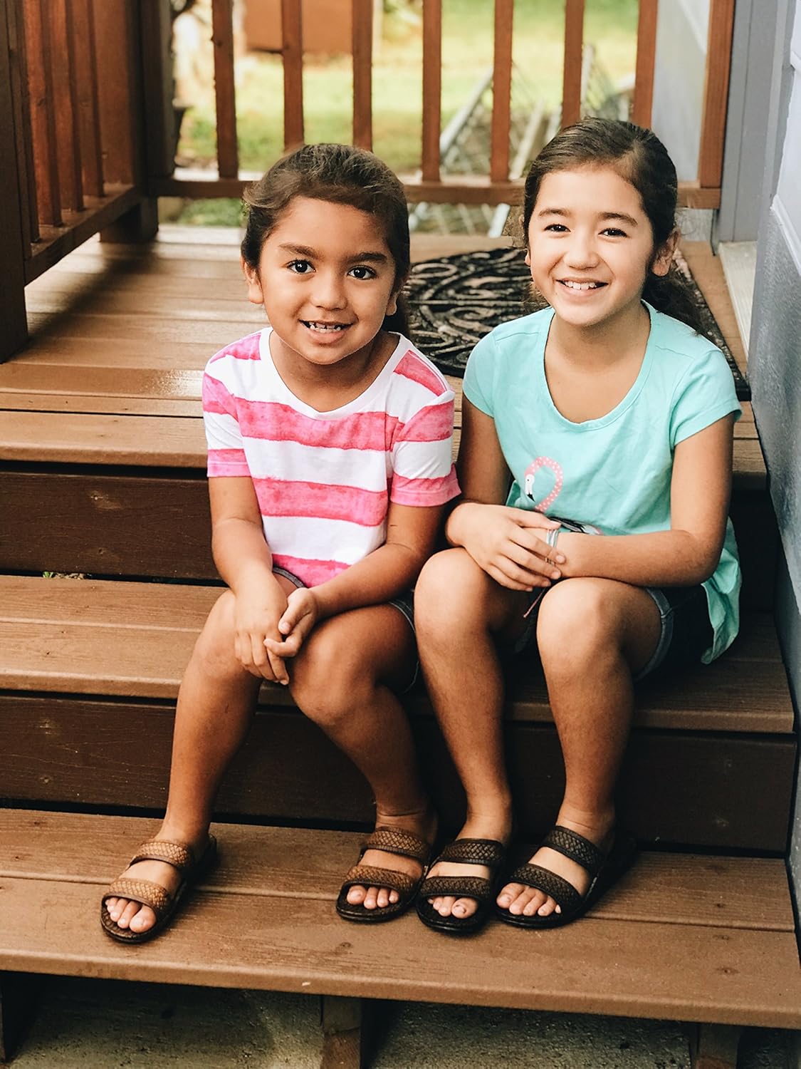 J-Slips Sandals for Women and Men - Comfortable Jesus Jandals for Beach - Waterproof Hawaiian Slides in 12 Colors, Sandalias 8 Women/6.5 Men Lava Rock image 9 of 9 B01NC38034