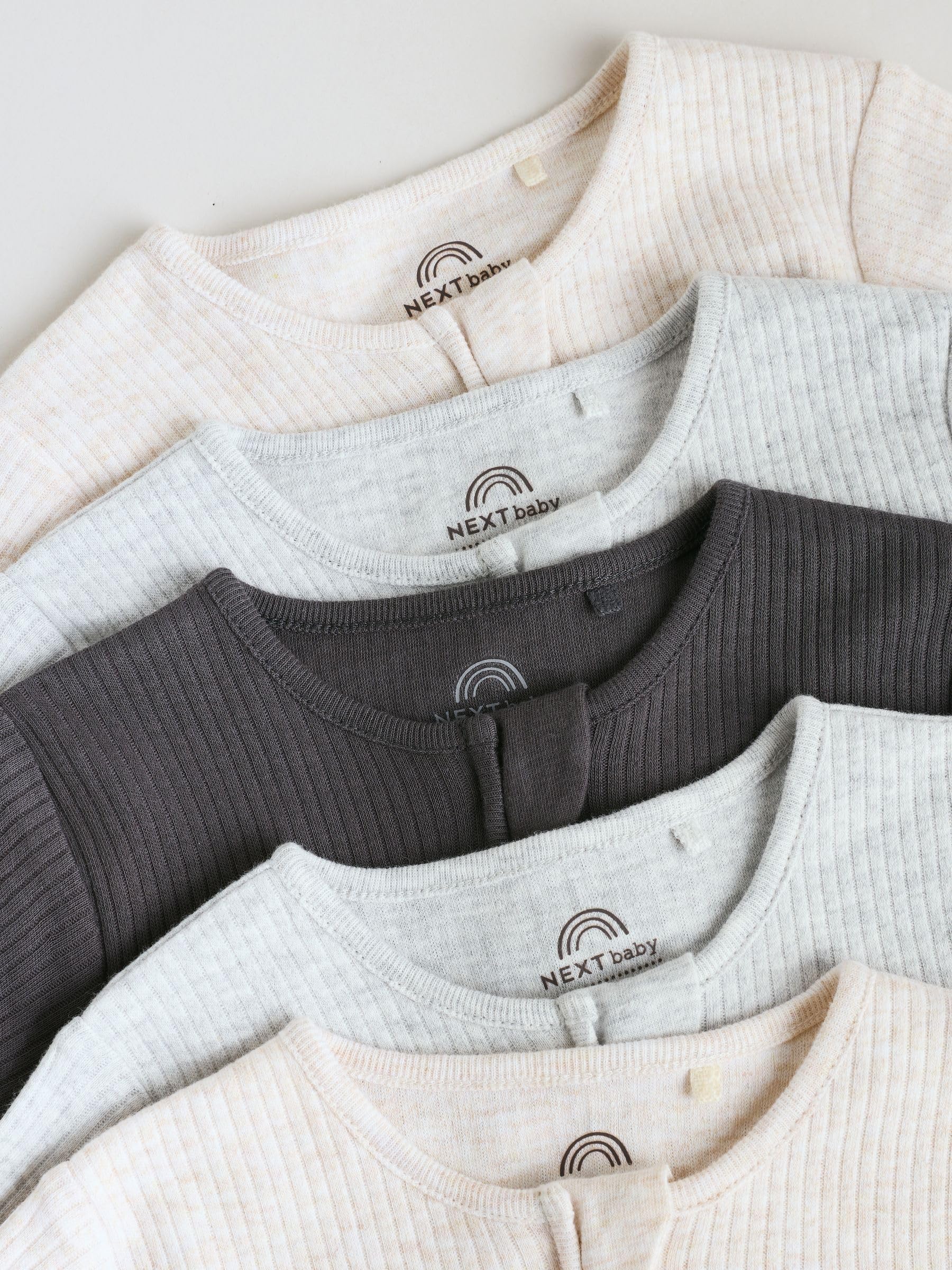 NEXT Bébé Dors-Bien bébé à Pieds avec Zip Double Sens, Lot de 5