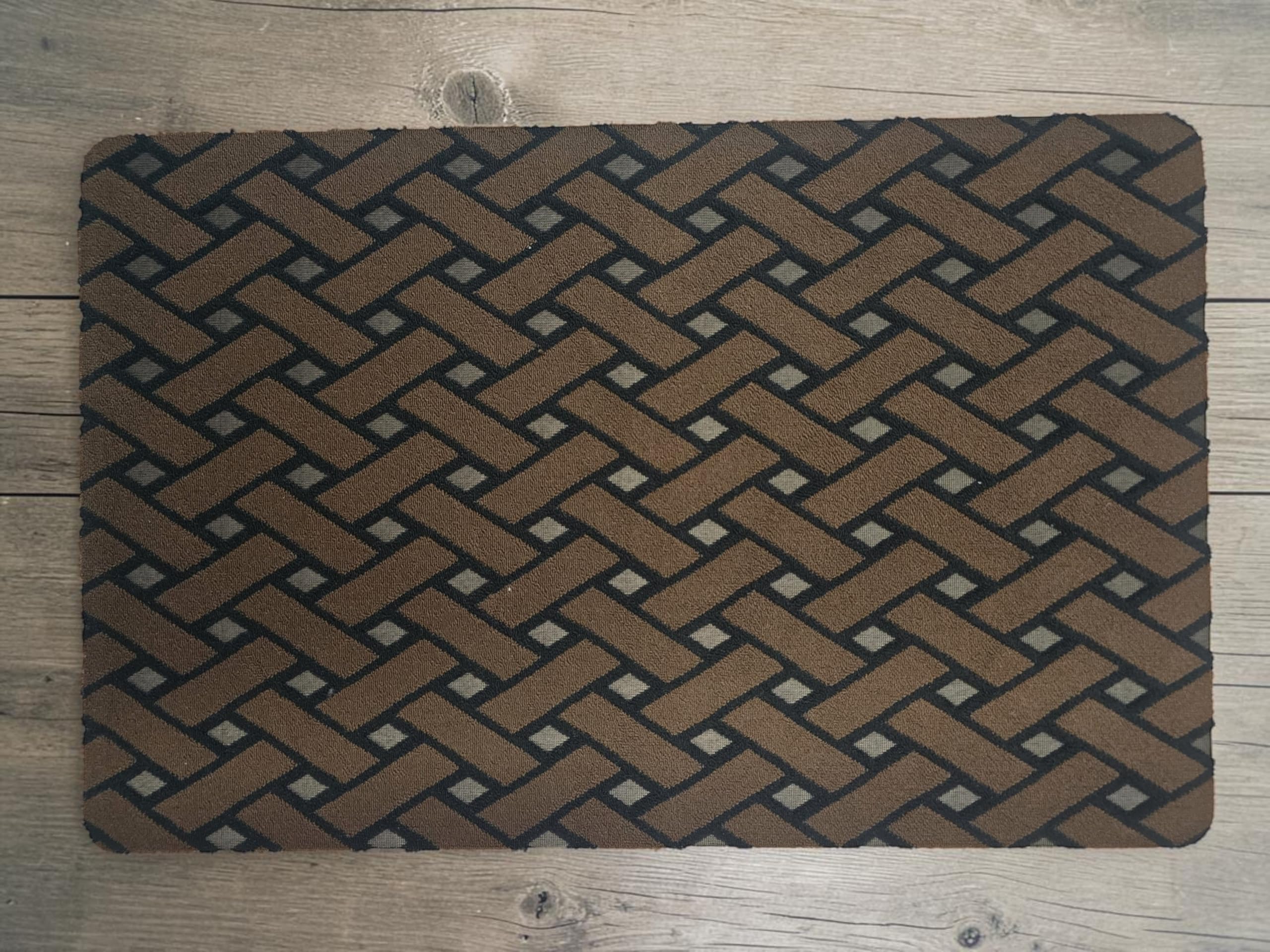 Anti Skid Mat, 56 x 36 cm | Geometric Pattern, Indoor Doormat-image-10