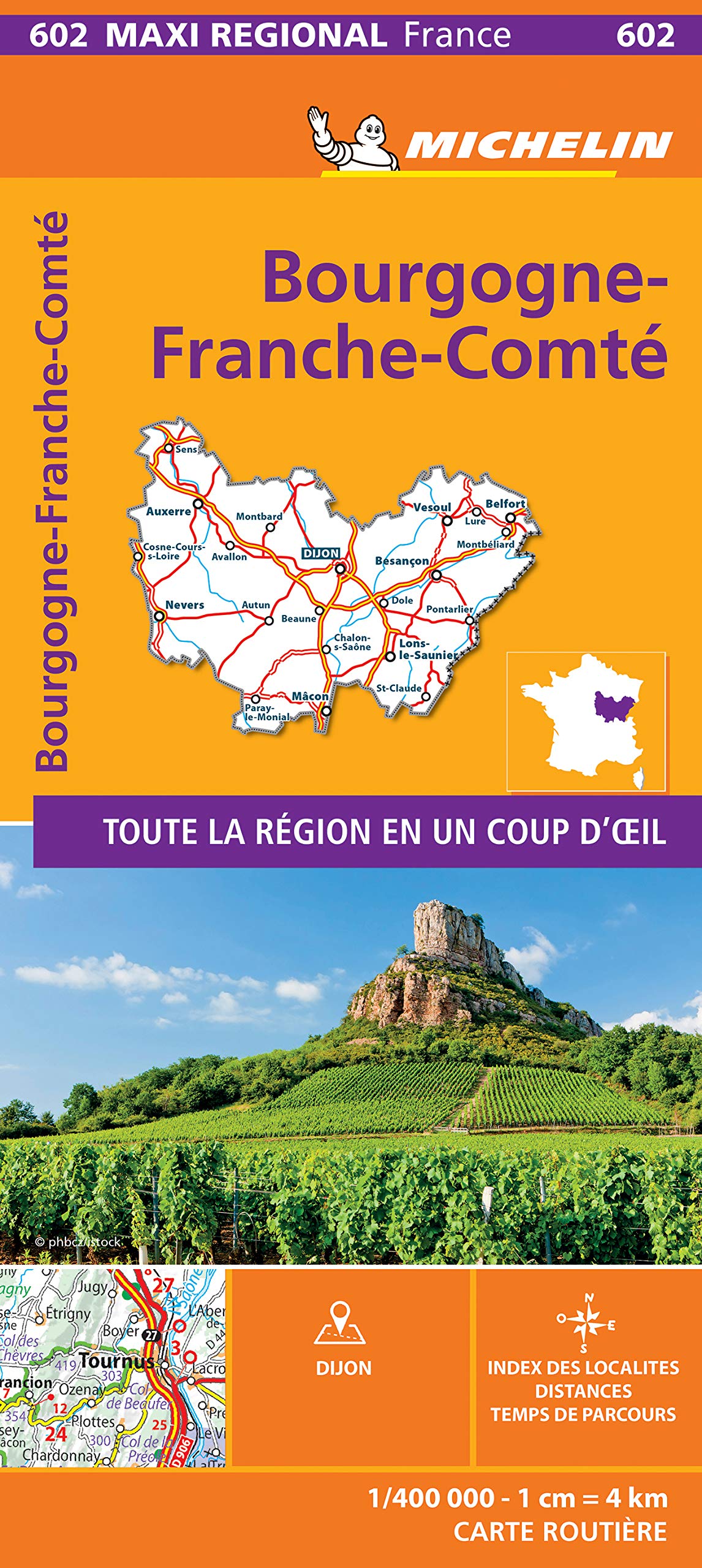 Carte Régionale Maxi- Bourgogne - Franche-Comté