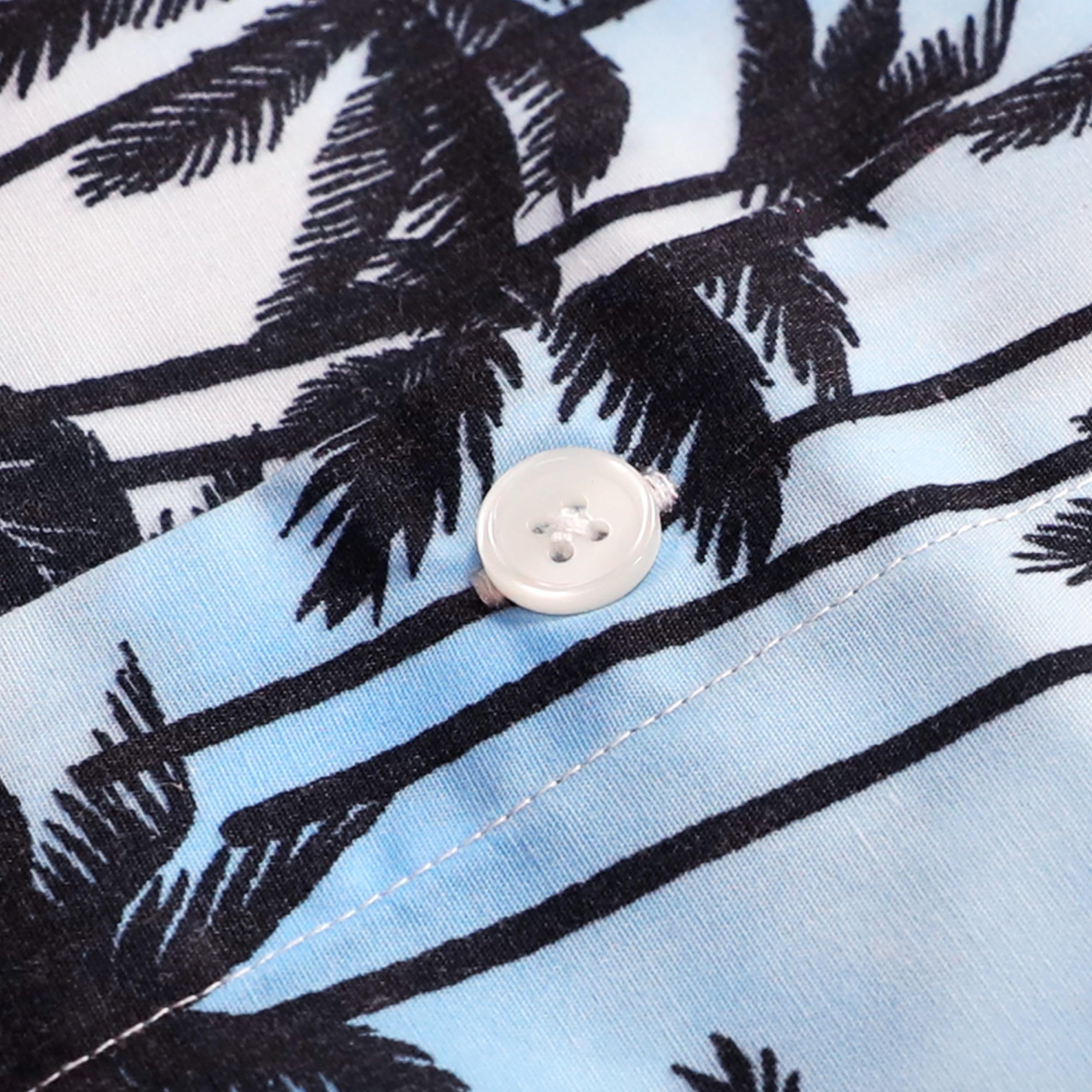 Dubinik® Hawaiihemd Kurzarm Hemd Sommer Hemd Aloha Hemd Button Down Freizeithemden Für Herren Hawaii Hemd Männer Regular Fit
