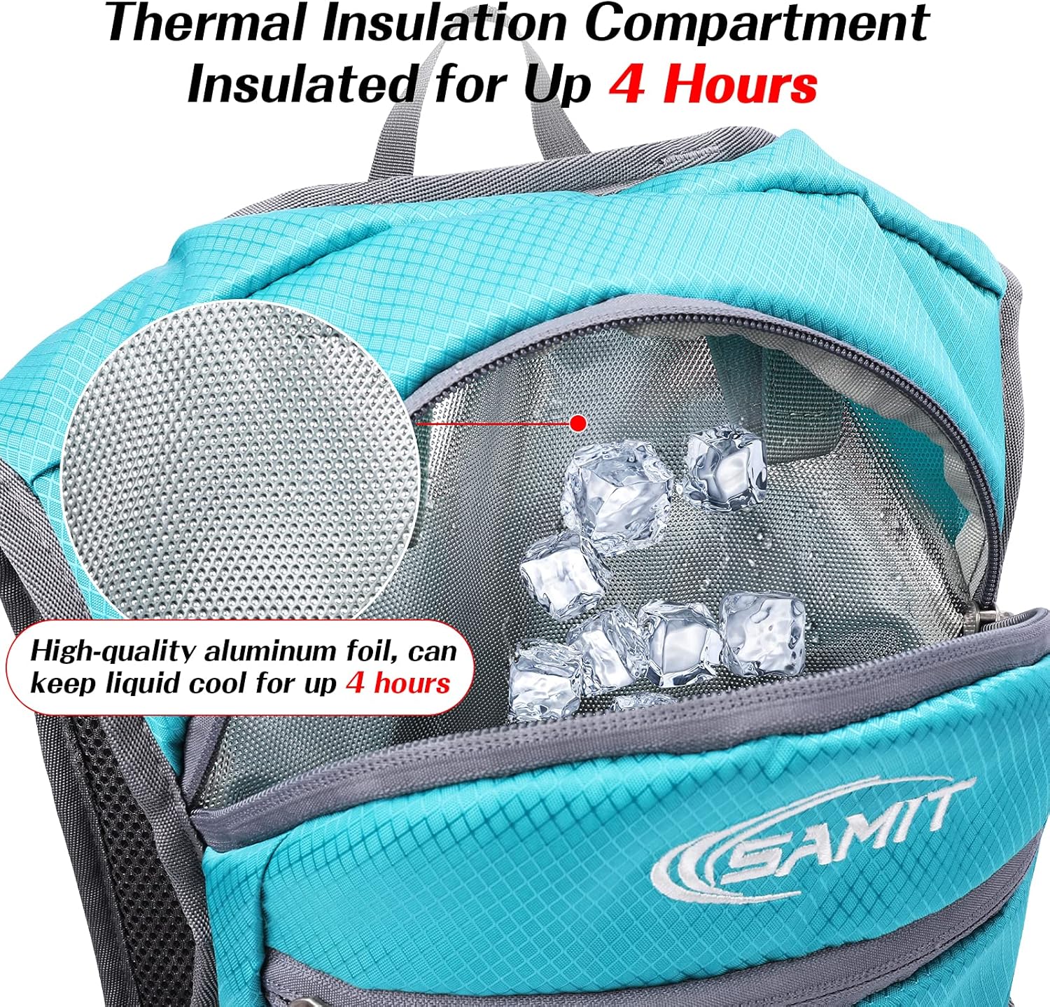 Hydration Pack Insulated Hydration Backpack with 2L Leakproof Water Bladder Hiking Water Backpack Running Backpack for Cycling,Hiking,Climbing,Hunting, Biking,Camping : Sports & Outdoors