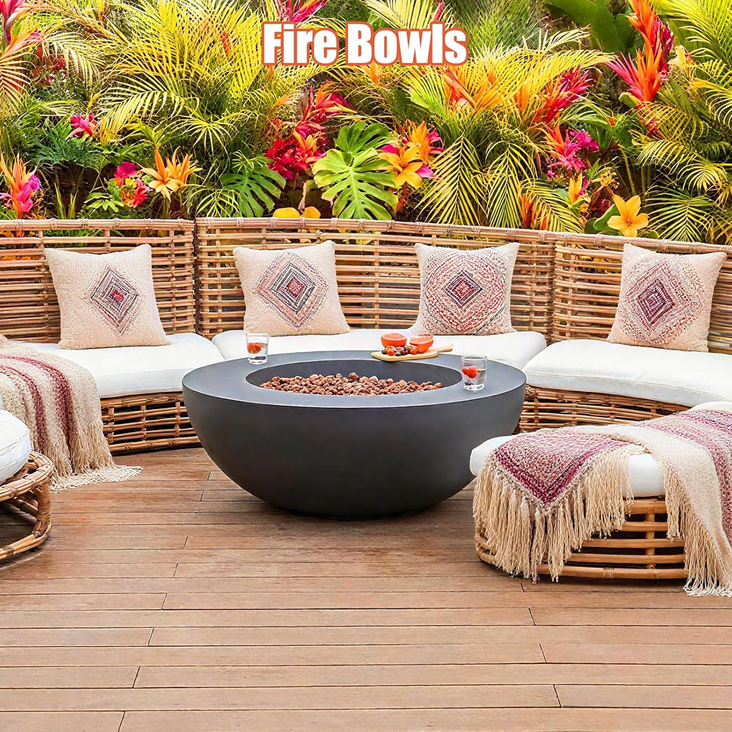 10 Pounds Red Lava Rocks for Fire Pits, Fireplaces, Perfect for Gas Log Sets, Gas Grills, Landscape Design, Suitable for Both Indoor and Outdoor Applications (1.2"-2")