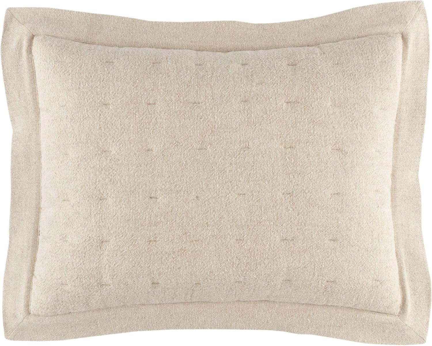 Pine Cone Hill Potter Linen Multi Quilted Sham, Standard Size, Multi Graphic Pattern