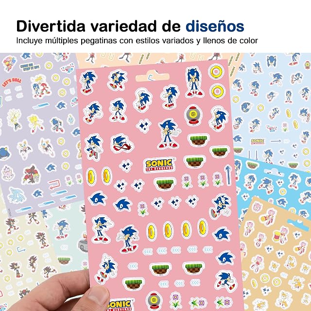 Foto 5 de 8 de Bloc de Pegatinas con Más de 500 Pegatinas para Niños +3 Años, 8 Hojas de Pegatinas Infantiles de Varias…