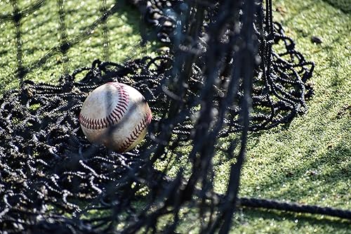 Miniatura 7 de Baseball Softball Backstop Nets,Sports Net with 33ft Rope,Nylon Netting Barrier Over 22 Size for Backyard,Garage, Basement.