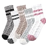 Trifabricy Fuzzy Socks for Women, Fuzzy Socks Warm Sleeping Sock for Women, Women's Winter Super Soft Cozy Slipper Sock