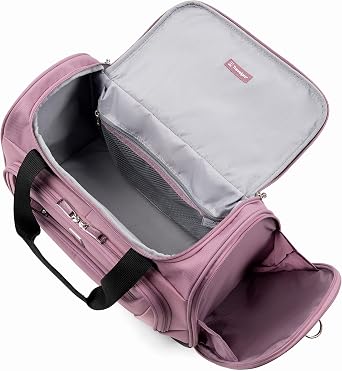 Travelpro Maxlite 5 Softside Lightweight Underseat Carry-On Travel Tote, Overnight Weekender Bag, Men and Women, Orchid Pink, 18-Inch