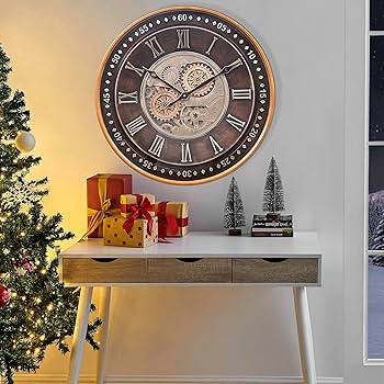 大型の置き時計 ホールクロック,シナ材,完成品,柱時計,大型置き時計,置時計,振り子