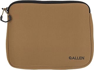 Allen Company Neoprene Pistol Pouch, Full-Size Handguns up to 9â€, FDE