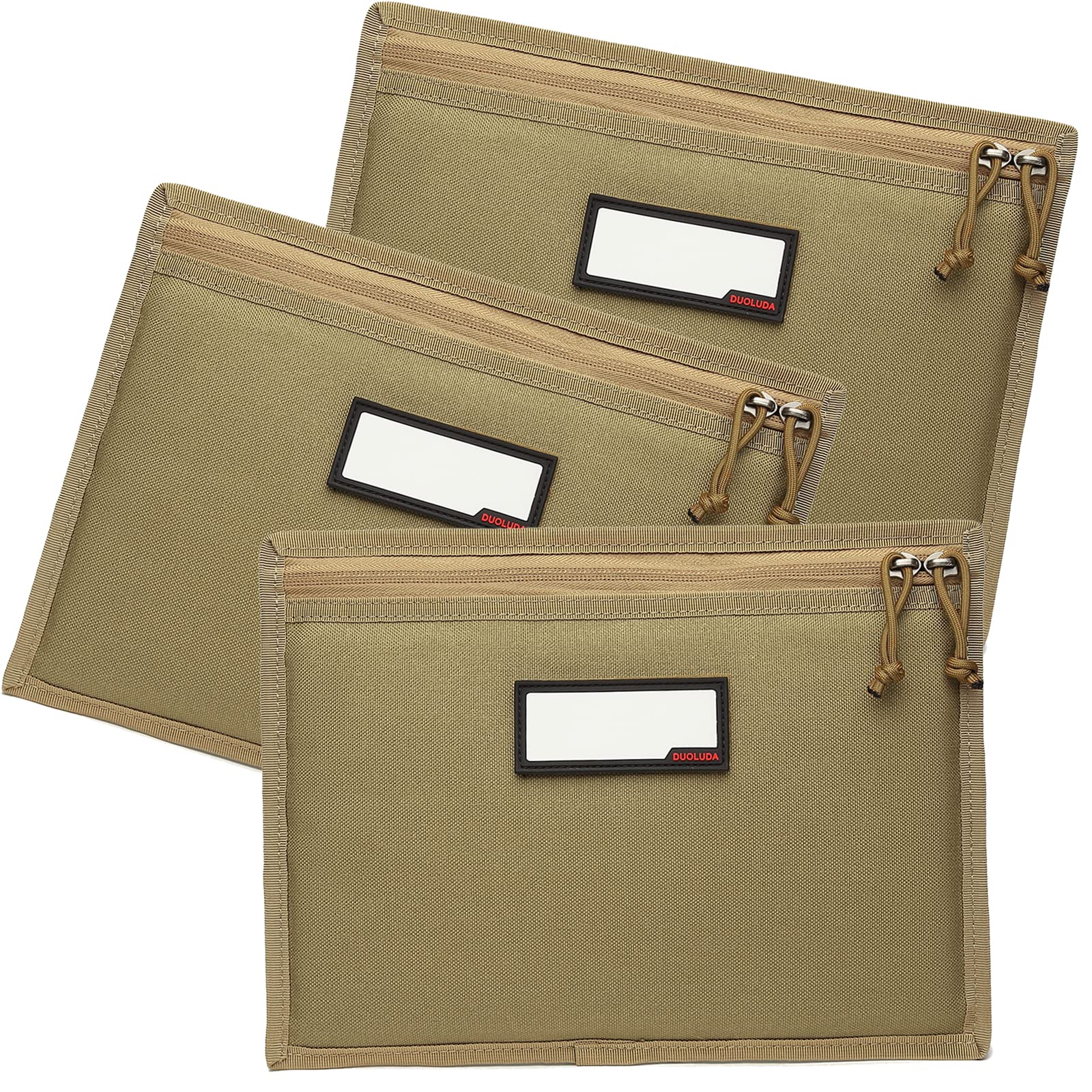 3-Pack Handgun Case,Soft Pistol Rug Case Tactical Handgun Storage Pouch with for Hunting Shooting Range Sports 4 of ID Patches Included