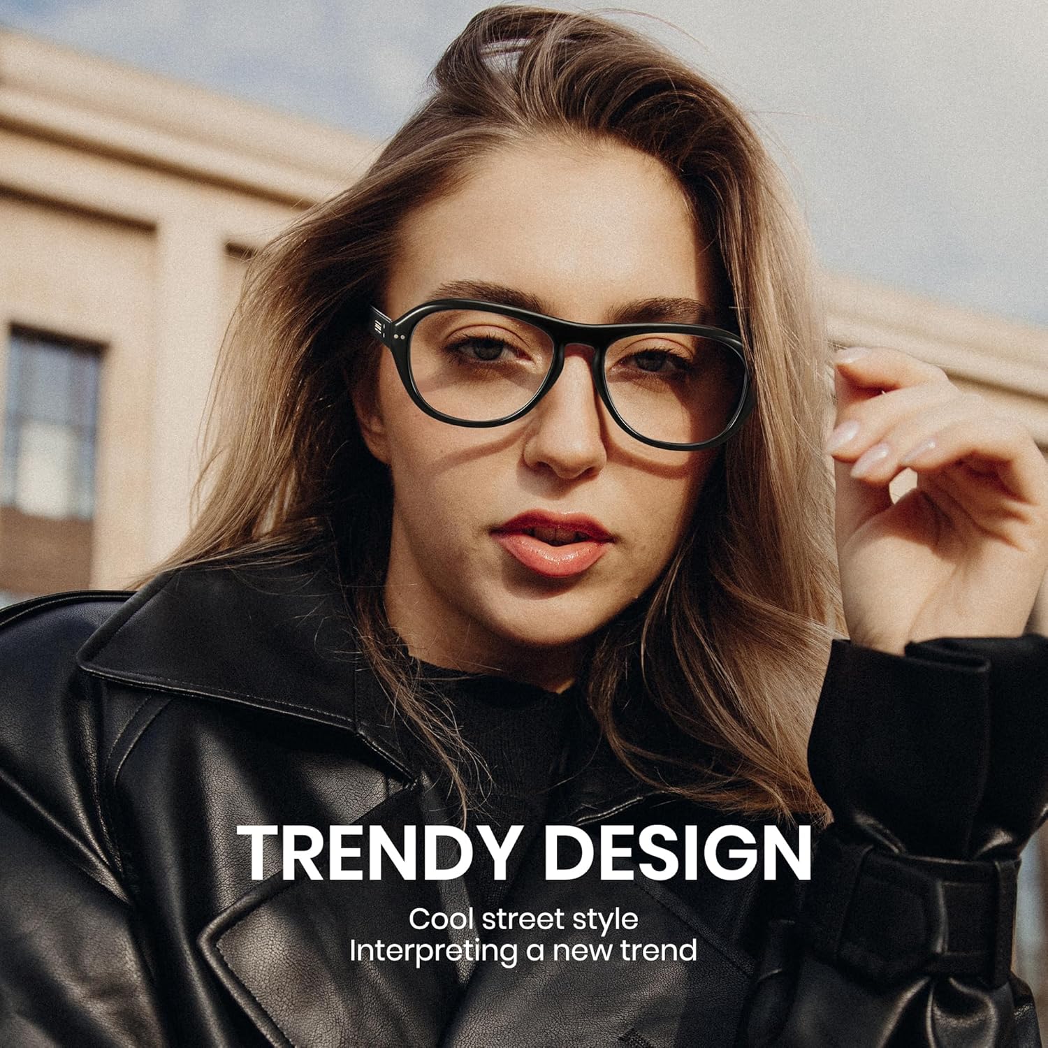 Cyxus Oval Blue Light Glasses Women Men Retro Eyewear Styish Trendy UV Protection Computer Gaming 8236 - Image 3