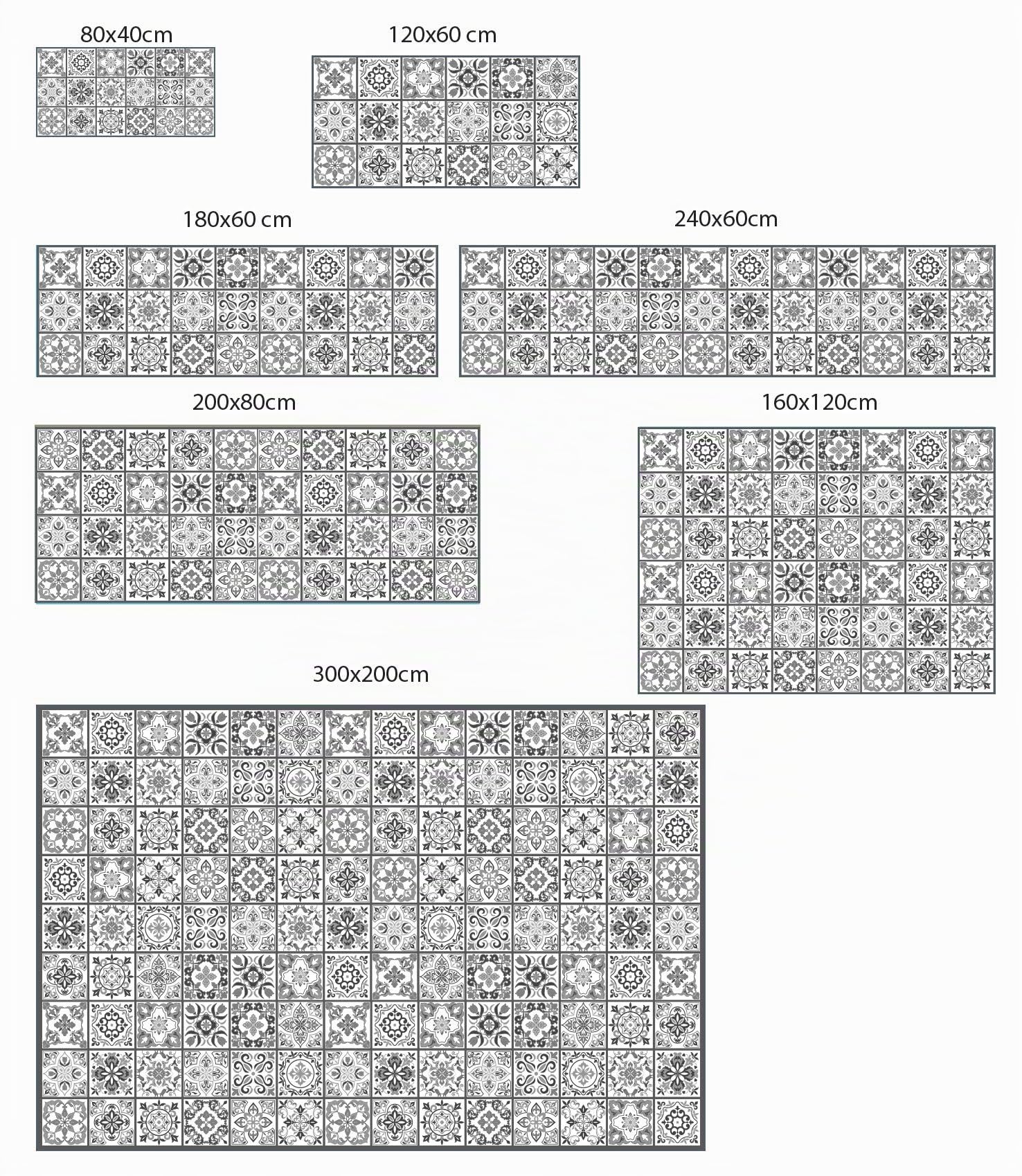 Alfombras Vinilicas Hogar 300 x 200 Negra/Gris - Alfombra Vinilica Cocina Resistente y Antitropiezos - Alfombra Cocina Lavable Antideslizante para Interior/Exterior - Alfombras de Vinilo Esponjosas