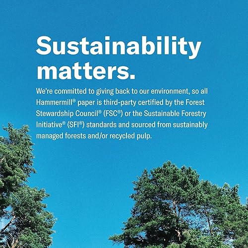 Vista 41 de Hammermill Laser Print Paper – Carta – 8.5" x 11" – 24Lb – 3 x Hole punched – Ultra Smooth – 98 GE/112 ISO brillo – 500/resma, color blanco