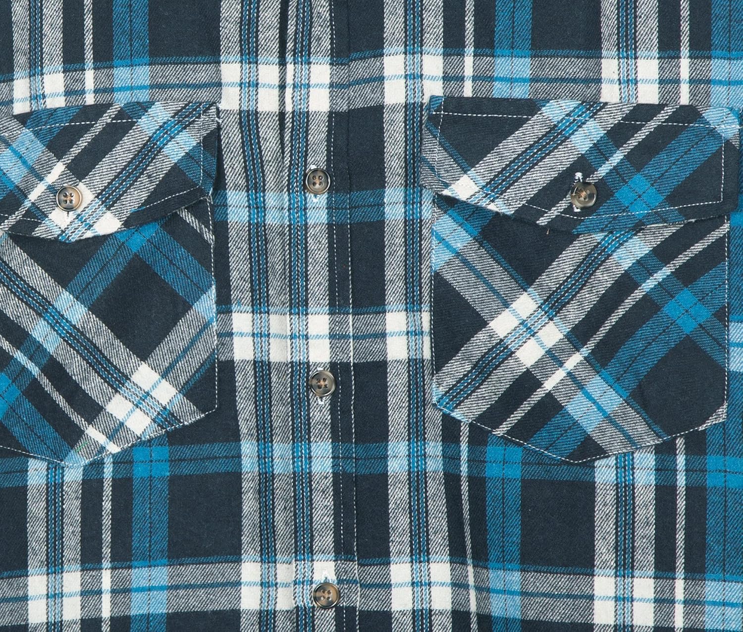 NUTEXROL Men's Casual Flannel Plaid Shirt Sleeveless Plus Size Vest - Image 3