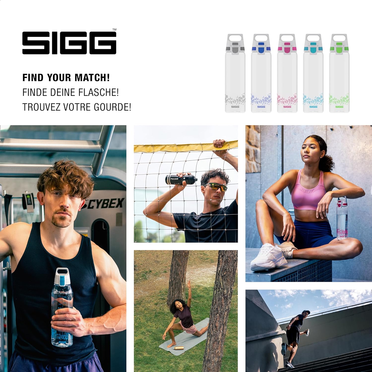 SIGG - Tritan Renew Transparent Water Bottle - Total Clear ONE MyPlanet - For Carbonated Beverages - Dishwasher Safe - With Fruit Strainer - Leakproof & Lightweight - BPA Free - 17 Oz / 25 Oz / 51 Oz