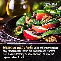 Vista 5 de Giuseppe Giusti Vinagre de vino blanco Vinagre balsámico blanco Hecho en Italia Vinagre balsámico envejecido Afrutado y dulce Aderezo