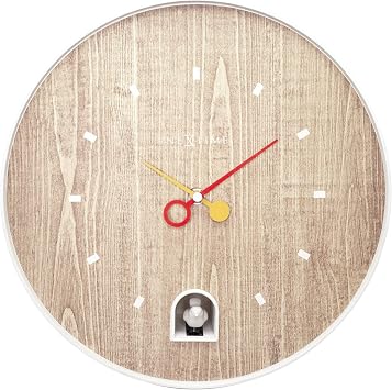 NEXTIME Wall Clock- 30 cm-ABS-White-Nightingale, 30