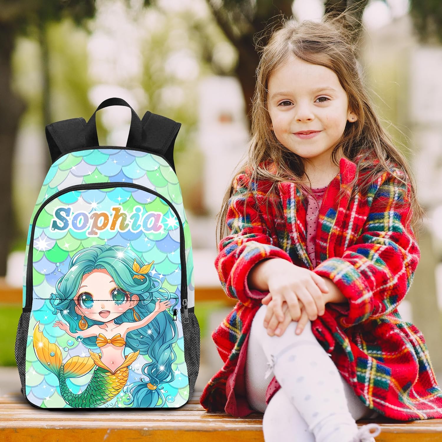 Personalized School Backpack Custom Backpacks with Name for Girls Boys Customized School Bookbag for Kids with Lunch Box Bookbag for Daughter Son Back to School Gift for Preschool Kindergarten