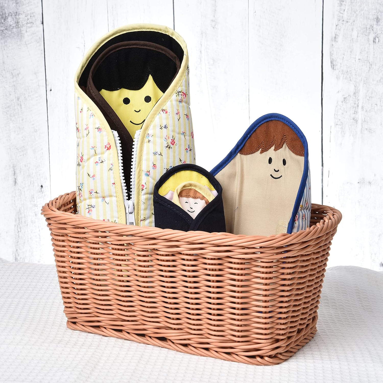 Constructive Playthings Cloth Nesting Dolls for Kids, Learning Toys with Clothing Fixtures Teaches Self-Dressing, Inclusive Diversity Dolls for Social Emotional Play, Toddler Toys for 2 Years & Up