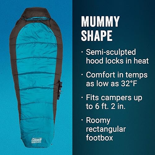 Miniatura 5 de Coleman OneSource - Saco de dormir térmico para mamá y batería recargable, 4 ajustes de calor ajustables que duran hasta 4 horas, saco de dormir