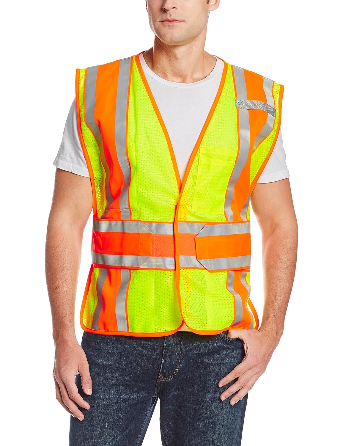 Kishigo 1166 UltraCool Polyester Mesh 4 Season Vest, Fits Medium to