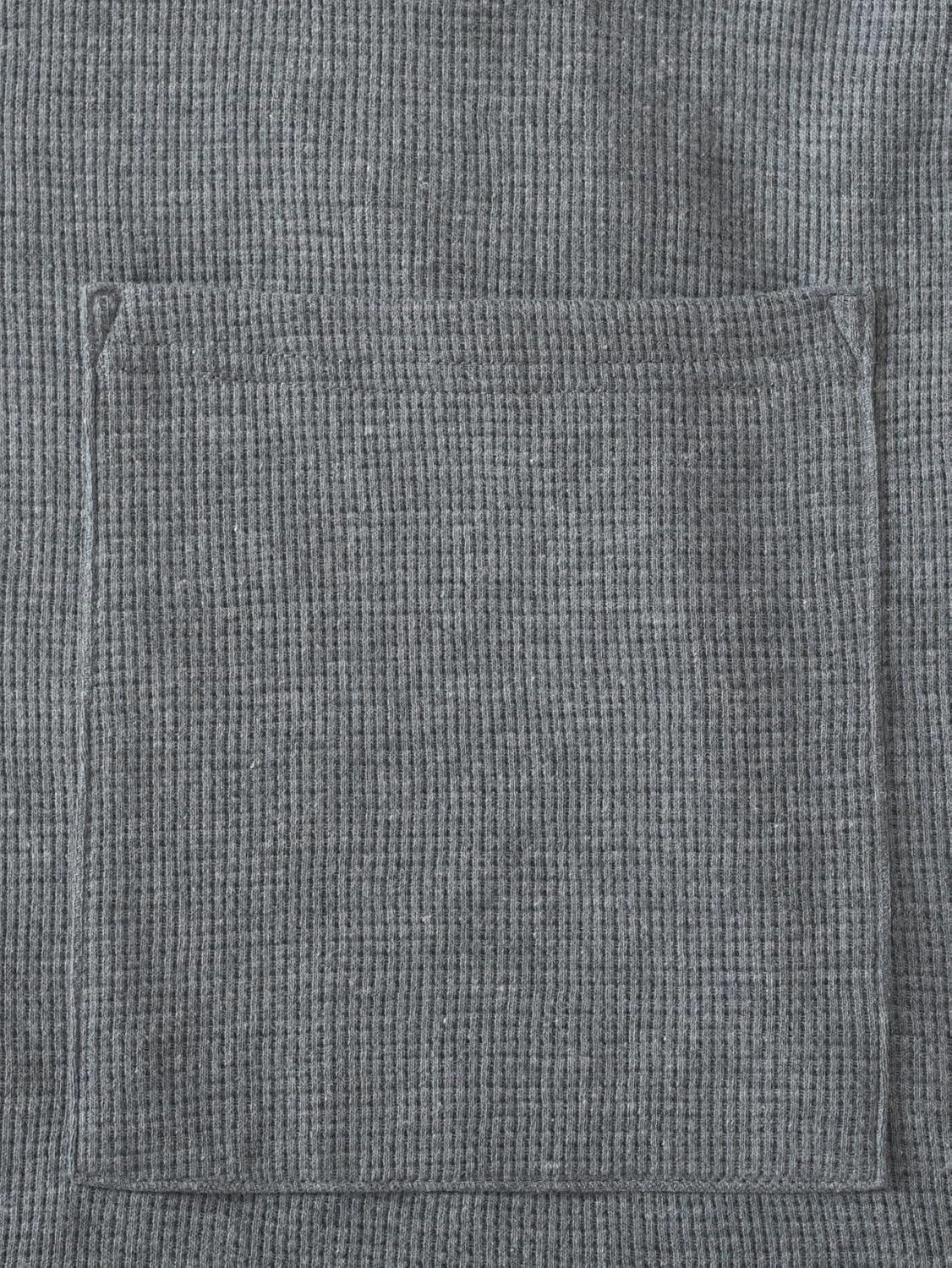 Latuza Men's Waffle Knit Hooded Robe Lightweight Bathrobe - Image 4