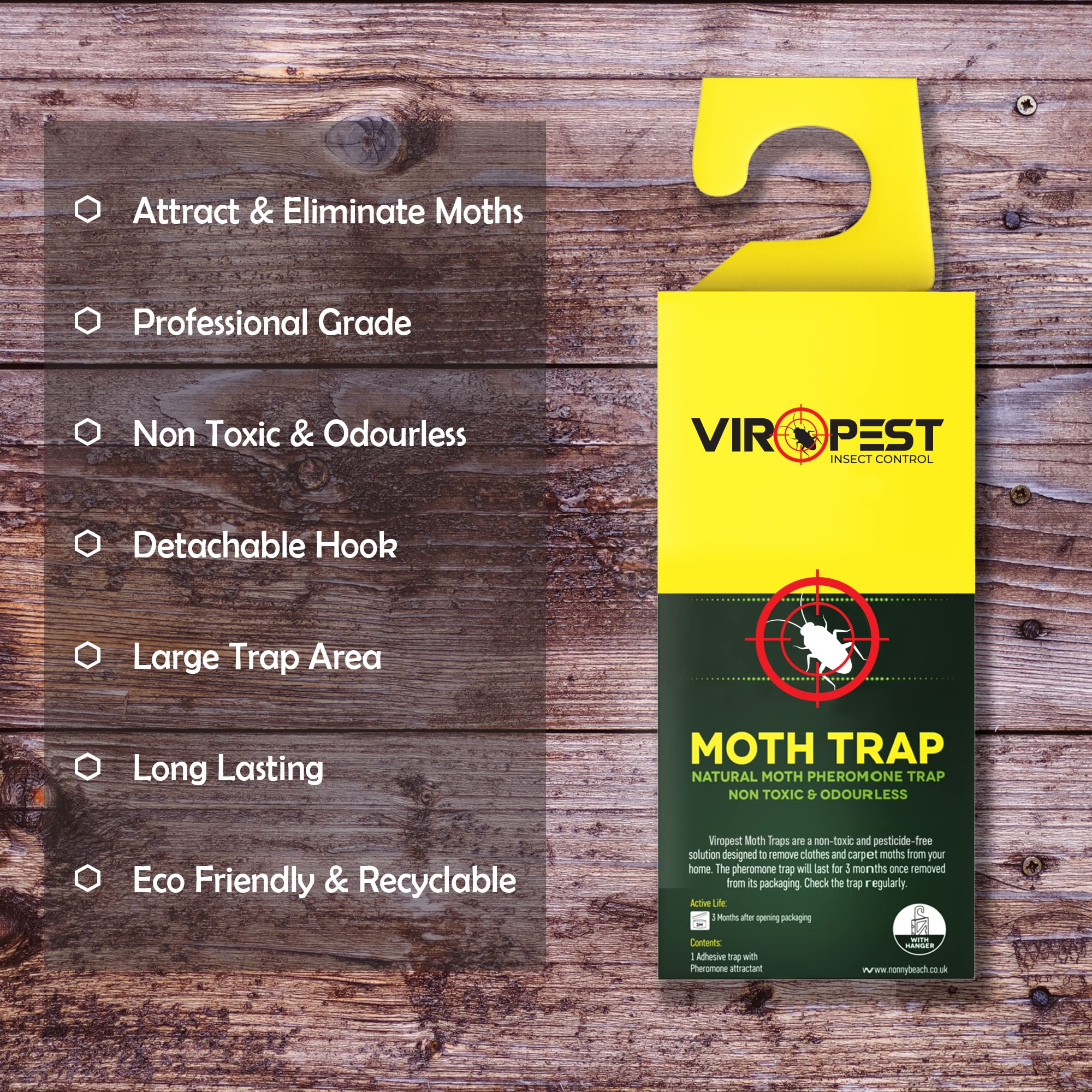 ViroPest Complete Moth Killer Kit 1x Protector C Super Moth Killer
