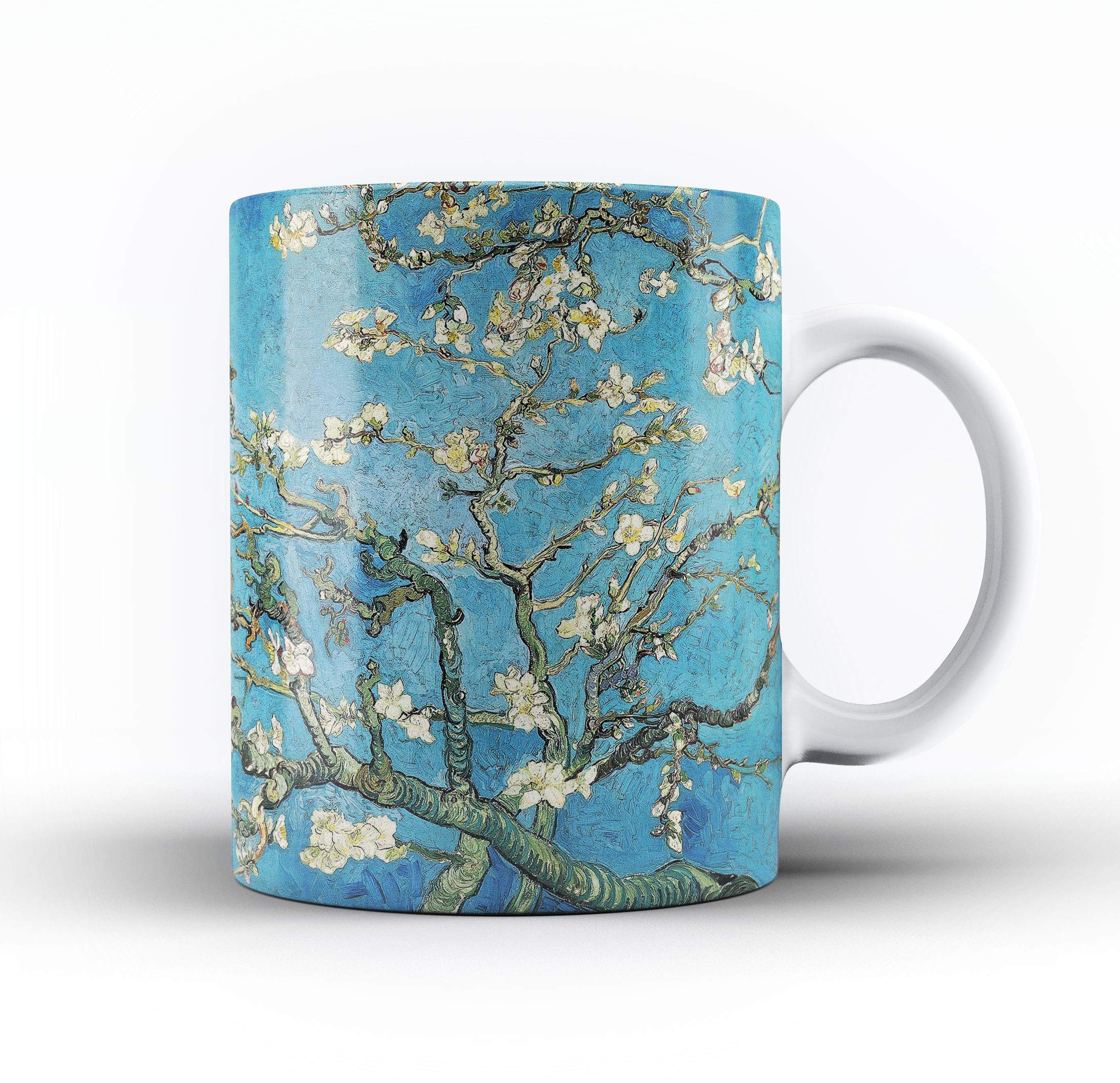 Studio Rb 1. Almond Branches In Bloom By Vincent Van Gogh Classic Art Collection Ceramic Mug.
