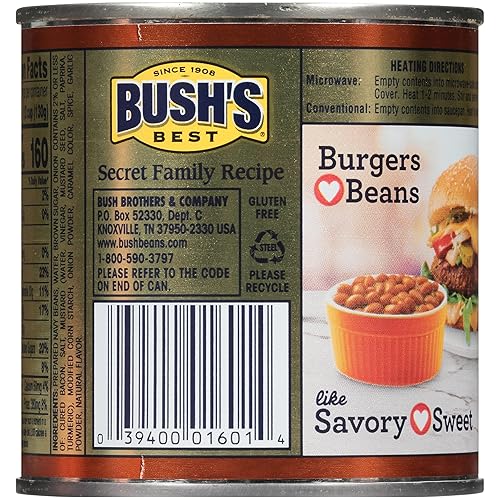 Miniatura 5 de Bush's Best Frijoles horneados con cebolla, 16 onzas (12 latas)