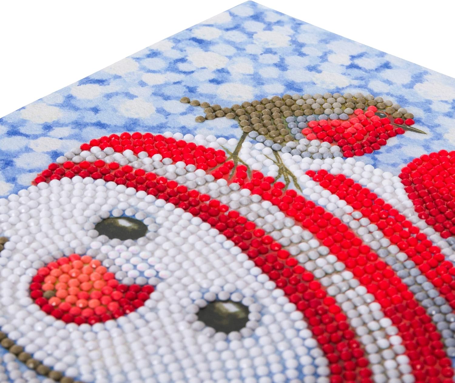 CRYSTAL ART Notebook - Friendly Snowman Notebook Kit - Create a Sparkling Notebook Cover using Crystals - For ages 8 and up