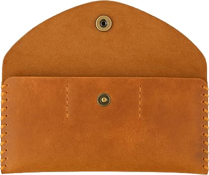 Leather Currency Pouch, Money Bag, Credit Card Wallet, Genuine Leather Currency Organiser For Men & Women, Dollar Bills Organiser, Money Pouch, Cash Bag- Handmade