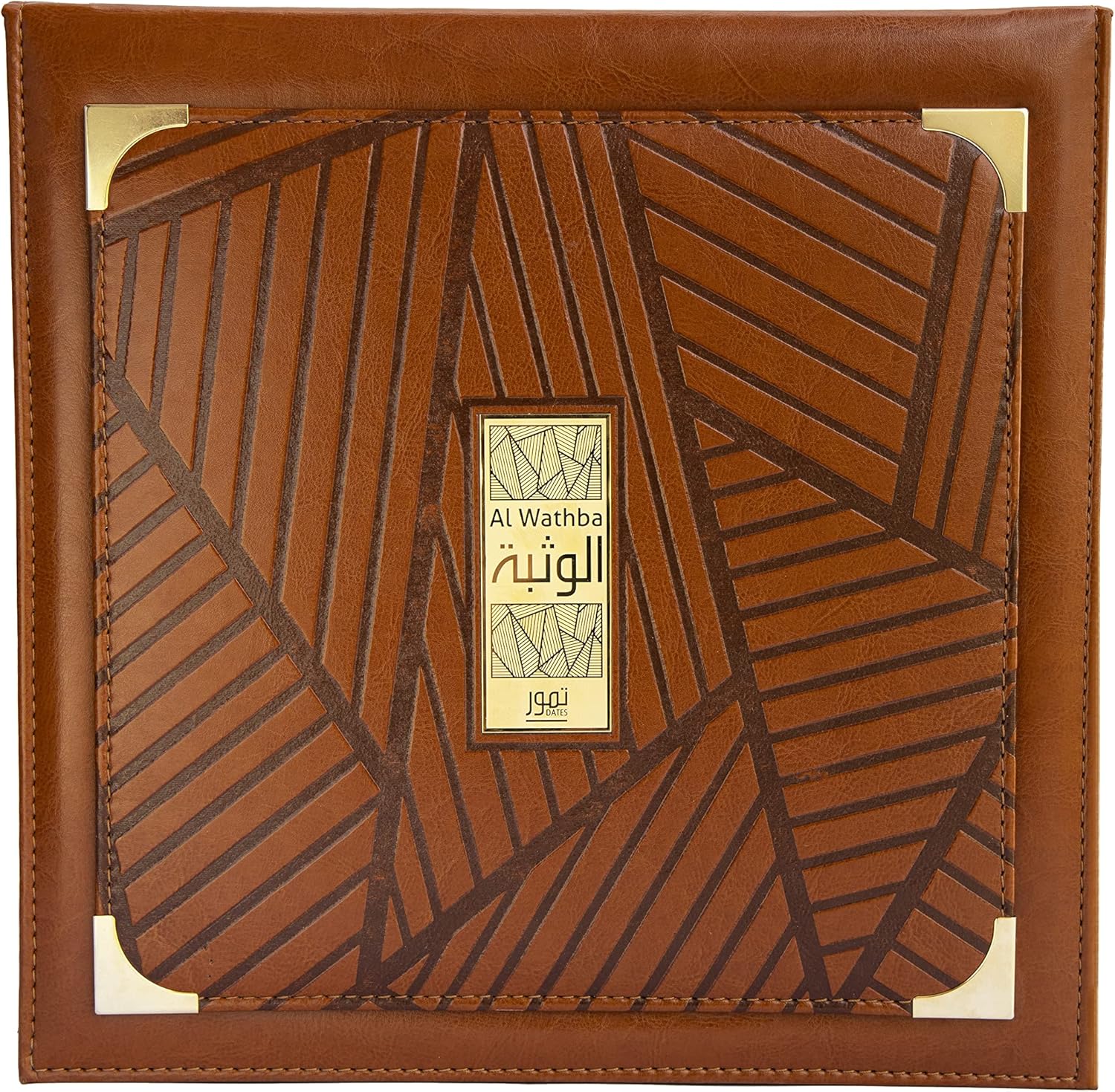 Al Wathba Luxury Leather Box with Premium Mixed Dates & Stuffed Dates Al Wathba Luxury Leather Box with Premium Mixed Dates & Stuffed Dates