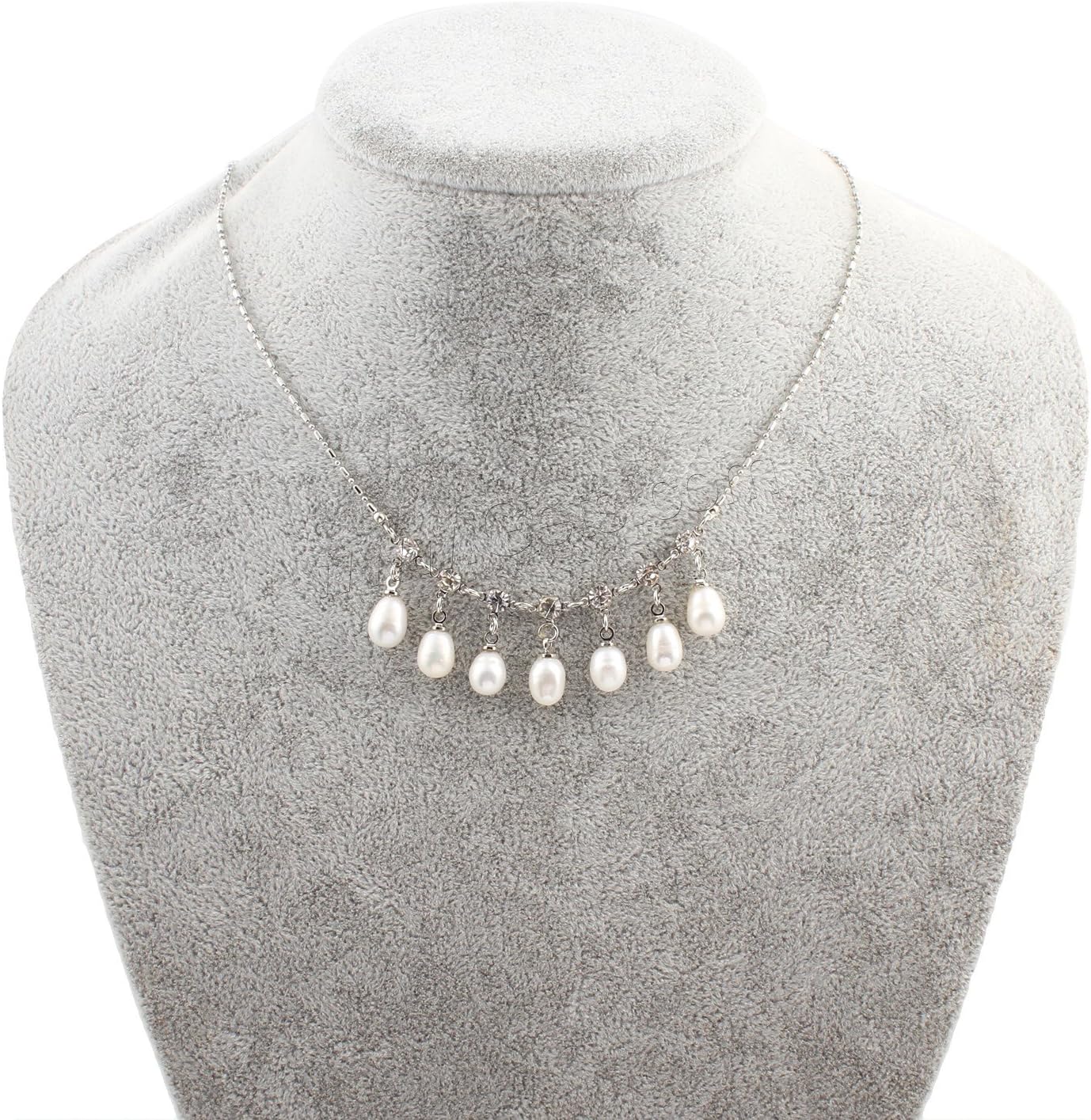 Smiling Wisdom | Appreciation Friendship Greeting Card | Dangle Pearl Necklace Gift Set | Thank You for Your Pearls of Wisdom | Woman Mentor | Cream