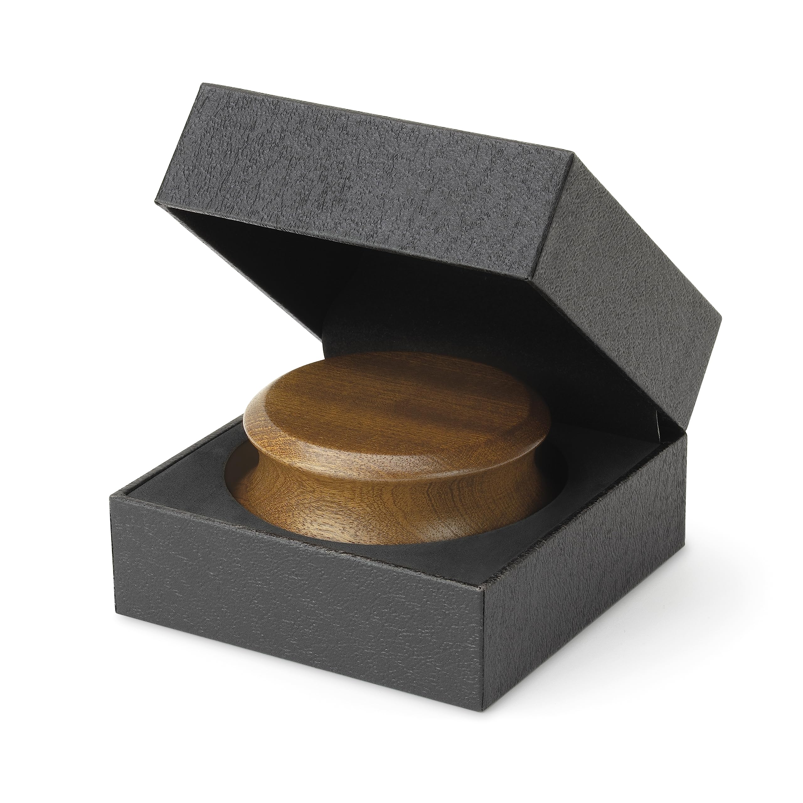 Dynavox PST-300W Stabilisateur pour Platine Vinyle avec boîtier en Bois Sapelli 300 g