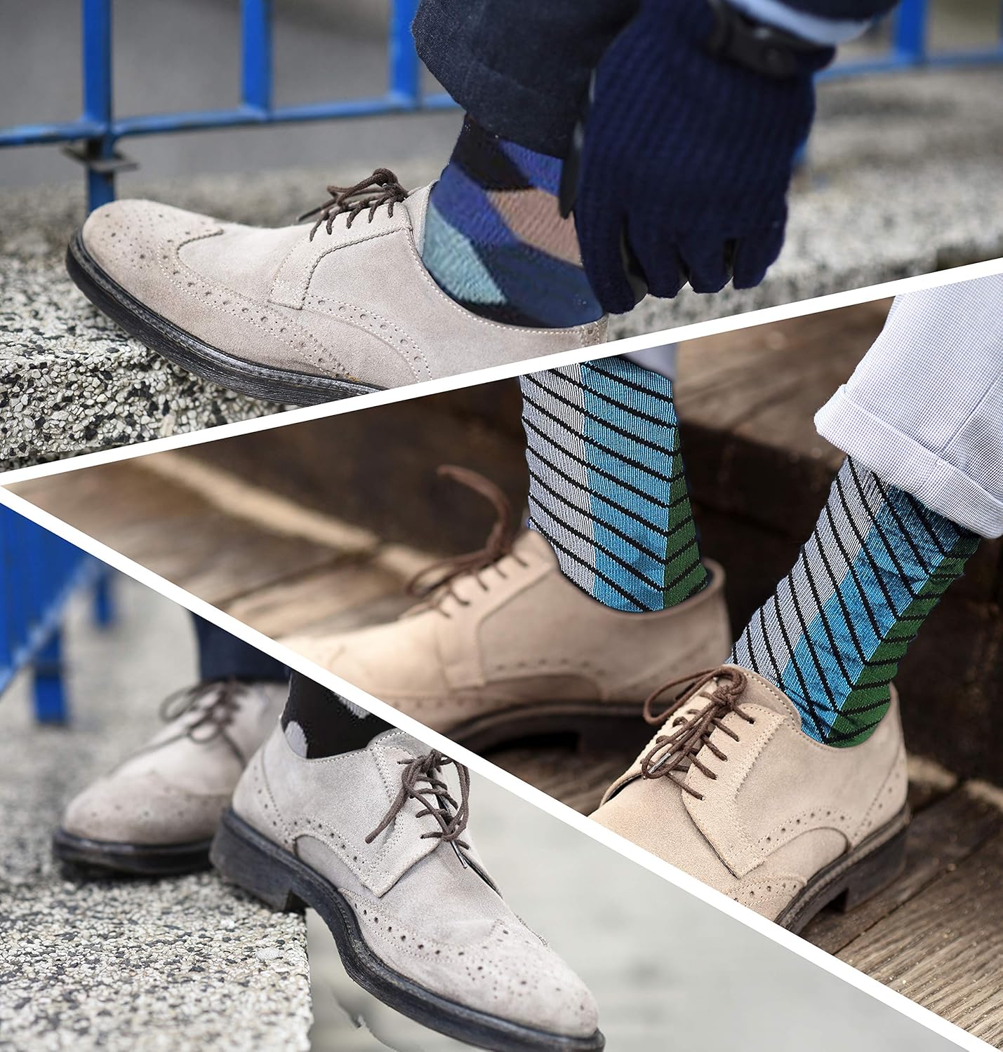 Marino Avenue Premium Cotton Odor Resistent Mens Dress Socks | 12 Pack