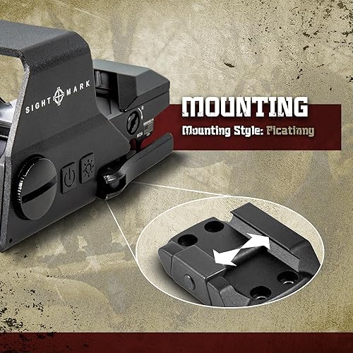 Miniatura 6 de Sightmark Ultra Shot R-Spec - Mira refleja de doble disparo con láser