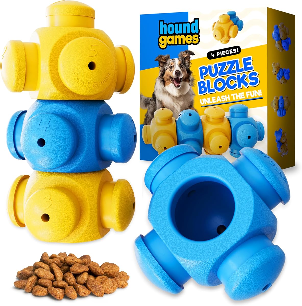 Juguetes de rompecabezas para perros inteligentes, interactivos, rompecabezas de golosinas, enriquecimiento