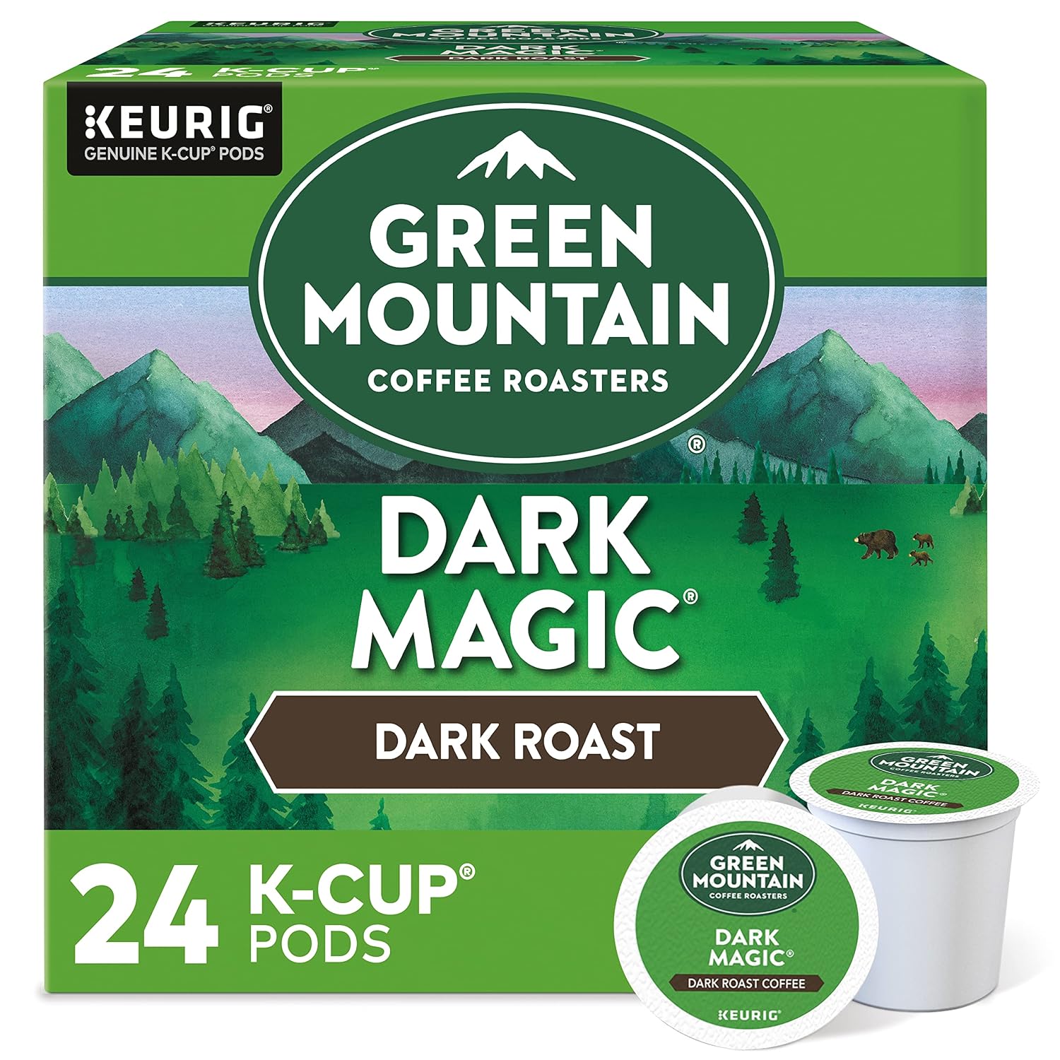Green Mountain Dark Magic K-Cup Pods, Dark Roast Liberia Ubuy