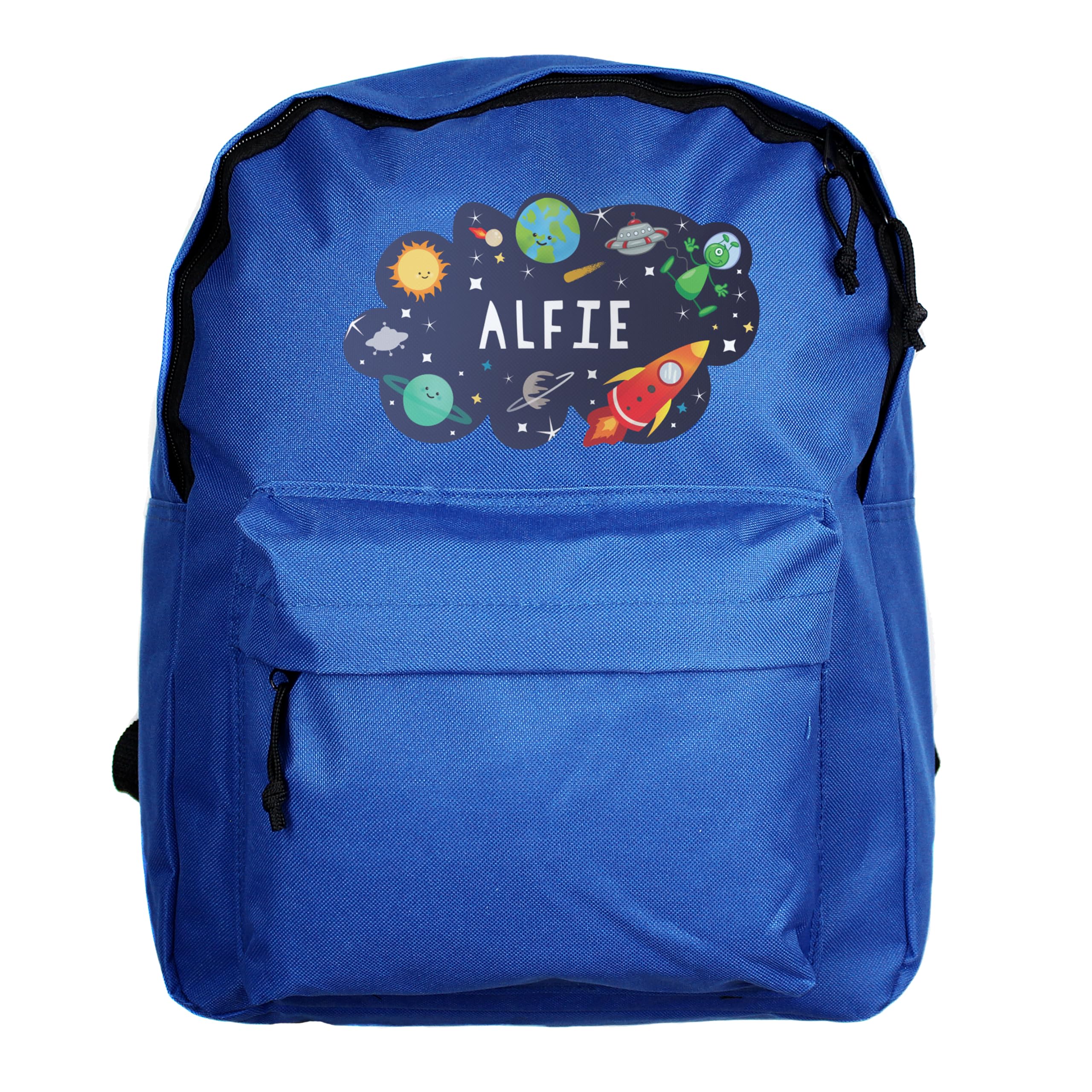 Personalised Memento Company Blue Personalised Space Backpack
