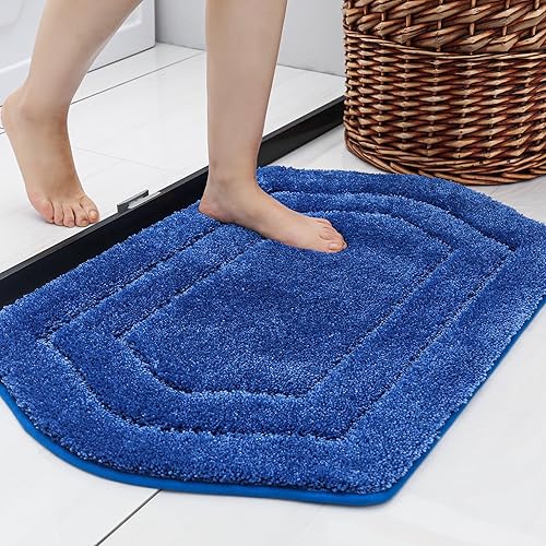 Miniatura 7 de COSY HOMEER - Alfombras extra gruesas para el baño, tapetes de baño antideslizantes, tapete de felpa suave, peludo y 100% micro poliéster, tapete